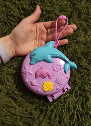 Polly pocket карманный мир дельфиновый пляж от бренда mattel.