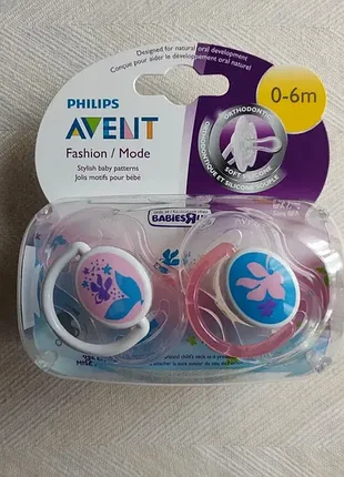 Пустушка, соска philips avant fashion 0-6m