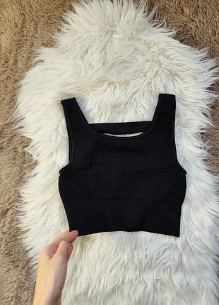 Спортивный женский топ 36р s 42-44р yogalicious waffle seamless melanie bra