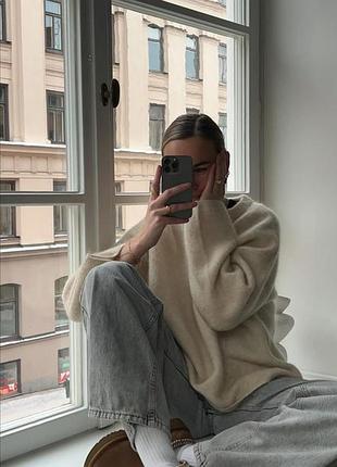 🥛 свитер с шерстью и альпакой от river island