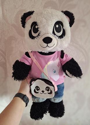 М'яка іграшка панда build-a-bear workshop з набором одягу та аксесуаром