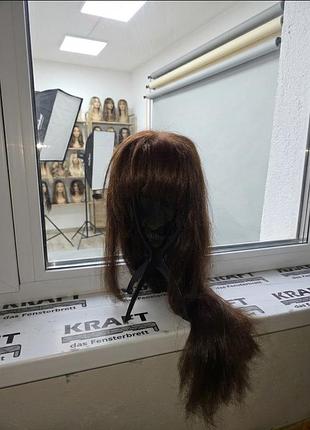 Натуральне волосся, якісна перука з імітацією шкіри голови