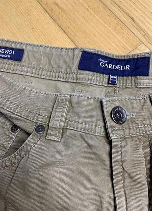 Чоловічі мікровельветові штани atelier gardeur nevio1 regular fit 33/34 оригінал преміум хакі оливкові вельвет джинси брюки штаны atelier gardeur