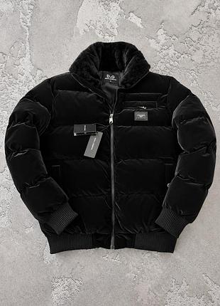 Куртка d&g зима черная