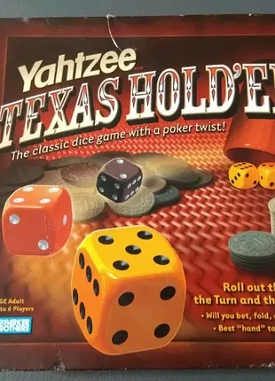 Покер на кубиках yahtzee texas hold’em / настольная игра покер яцзи