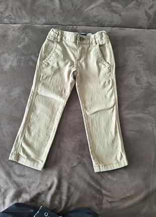 Дитячі штани tommy hilfiger бежеві 98 см