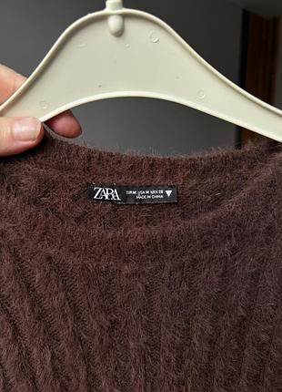 Топ zara коричневий розмір m
