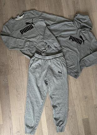 Спортивний костюм чоловічий puma сірий