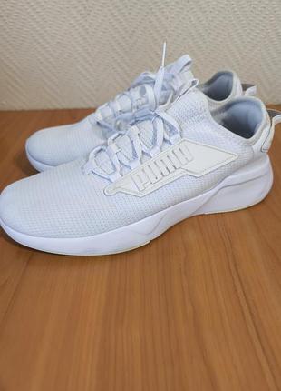 Puma retaliate 2 білі текстильні кросівки
