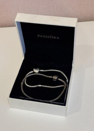 Браслети для жінок pandora срібні м'які для шармів