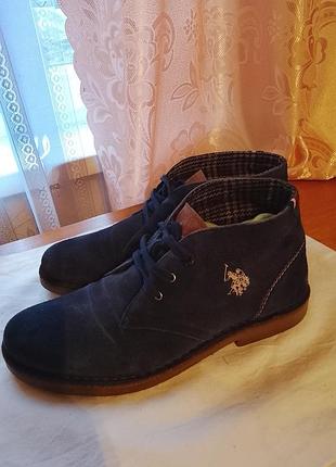 Чоловічі замшеві черевики u.s. polo assn. (чукка / дезерти), розмір 42 (оригінал)