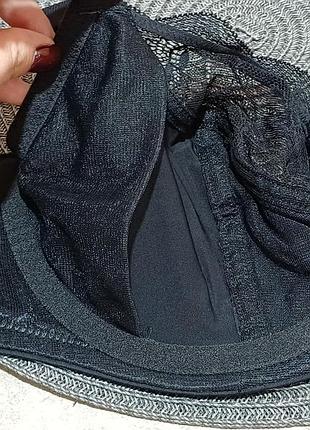 Бюстгальтер кружевной черный primark 4