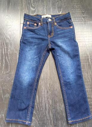 Джинси дитячі levi's slim taper сині оригінал