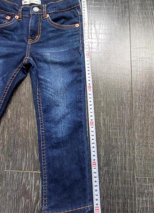 Джинси дитячі levi's slim taper сині оригінал 5