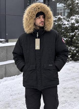 Новинка тепла зимова куртка парка canada goose