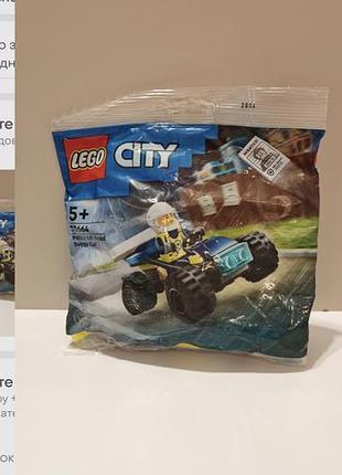 Полибег (небольшой набор в пакетике) lego city «полицейский багги для бездорожья»