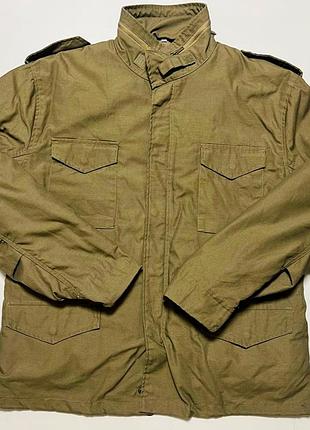 Куртка мілітарі brandit m65 classic olive тепла з підстібкою (xxl)