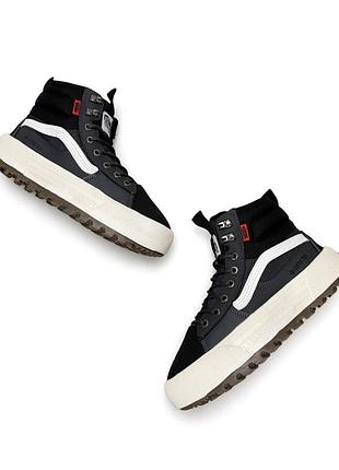 Vans sk8-hi mte-3 fur m grey black white