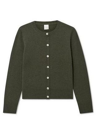 Кардиган из чистого кашемира с круглым вырезом pure collection от john lewis