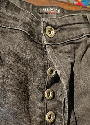 Стильні чорні джинси denim 7