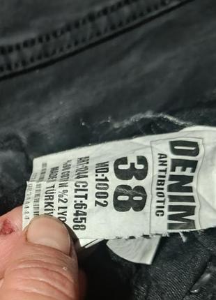 Стильні чорні джинси denim 8