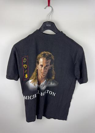 Футболка унісекс sjm michael bolton чорна xl бавовна