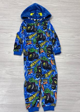 Кігурумі дитячий pepco синій hot wheels 104-110 см