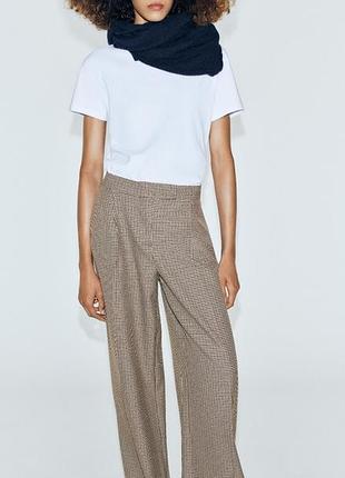 Брюки zara клетка
