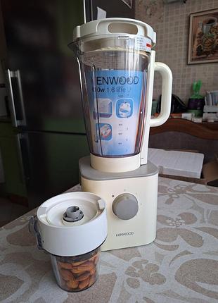 Стаціонарний блендер kenwood bl620 600 вт 1.6 л з міні-подрібнювачем