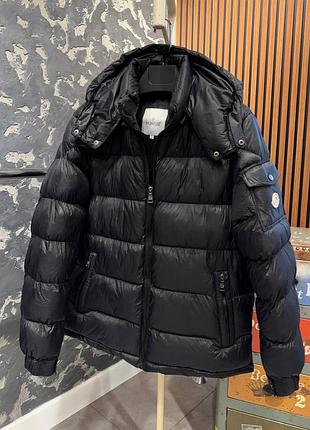 Чоловіча тепла зимова куртка пуховик moncler