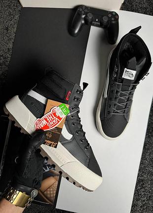 Зимові кросівки vans sk8-hi mte-3  хутро