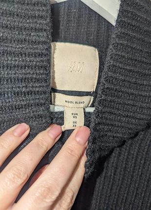 Массивный свитер шерсть h&amp;m wool blend 5