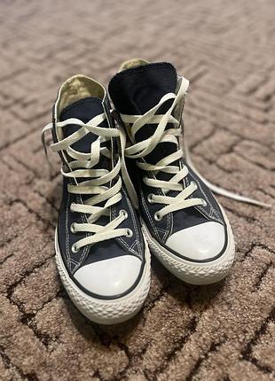 Кеди converse високі чорні 39 розмір