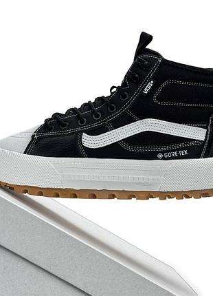Vans sk8-hi mte-3 fur m black white 4