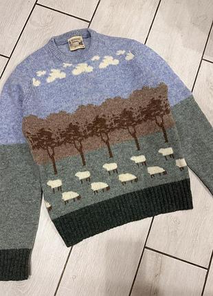 Вовняний светр westmorland knitwear ручної роботи вінтаж