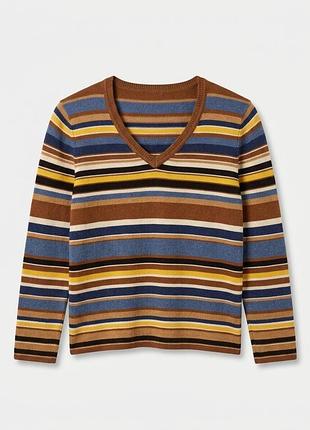 Дефект❗шерстяний светр вовна в полоску gerry weber