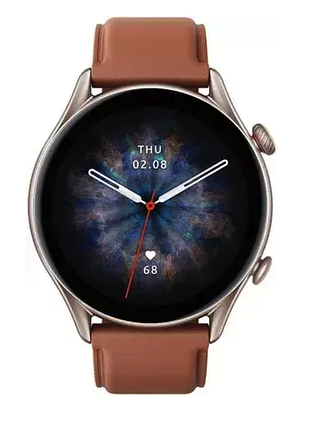 Смарт-часы amazfit976r 3 pro brown leather