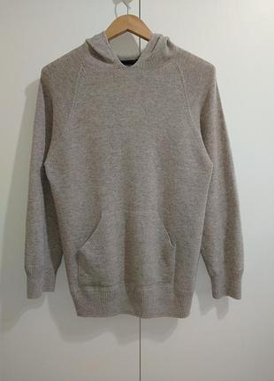 Худи reiss шерсть 100% бежевая кофта uniqlo autograph massimo dutti allsaints