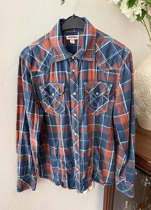 Сорочка в клітинку true religion western check shirt