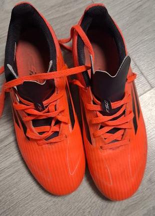 Бутси футбольні adidas f50 помаранчеві