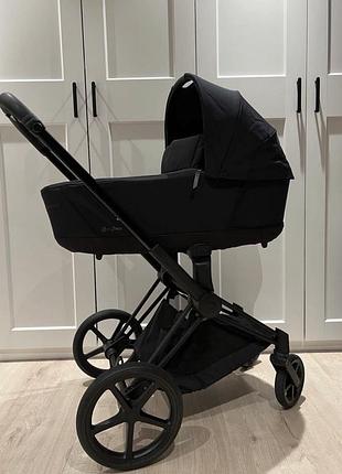 Універсальна коляска cybex priam 2 в 1 чорна