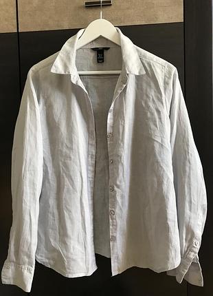 Лляна сорочка h&m