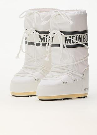Сапоги moon boot icon nylon white оригинал в наличии