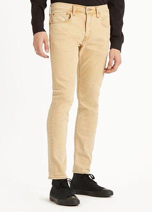 Джинси чоловічі levi’s 512 slim taper коричневі