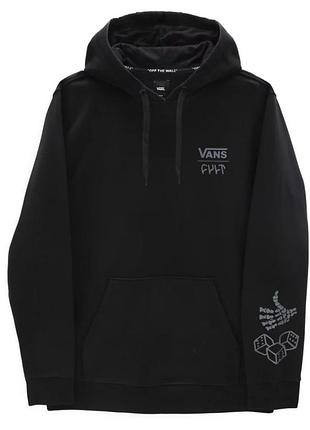 Худі vans x cult mixed bag hoodie black (лімітована колаборація) — розмір l