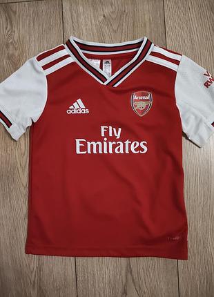 Дитяча спортивна футболка adidas arsenal червоно-біла