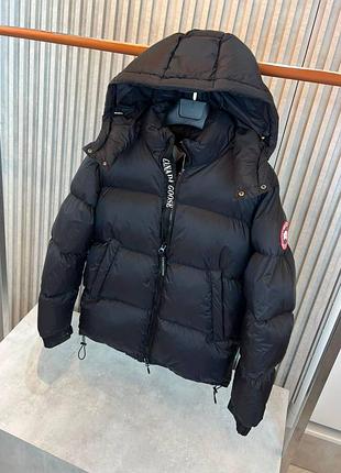 Новинка чоловіча тепла зимова куртка пуховик canada goose