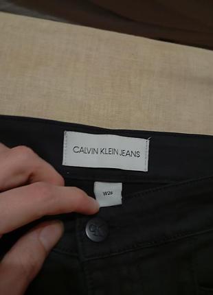 Джинси жіночі calvin klein jeans чорні з високою посадкою w26