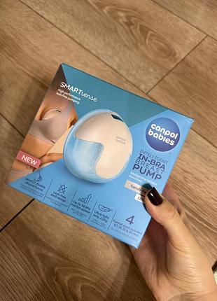 Молоковідсмоктувач електронний canpol babies smartsense hands-free