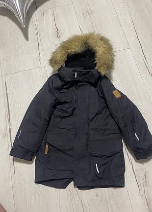 Продам куртку  reima  110 см + 5 см чорна